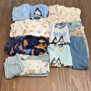 Toddler Pajamas, sets and single items Bundle - Mix